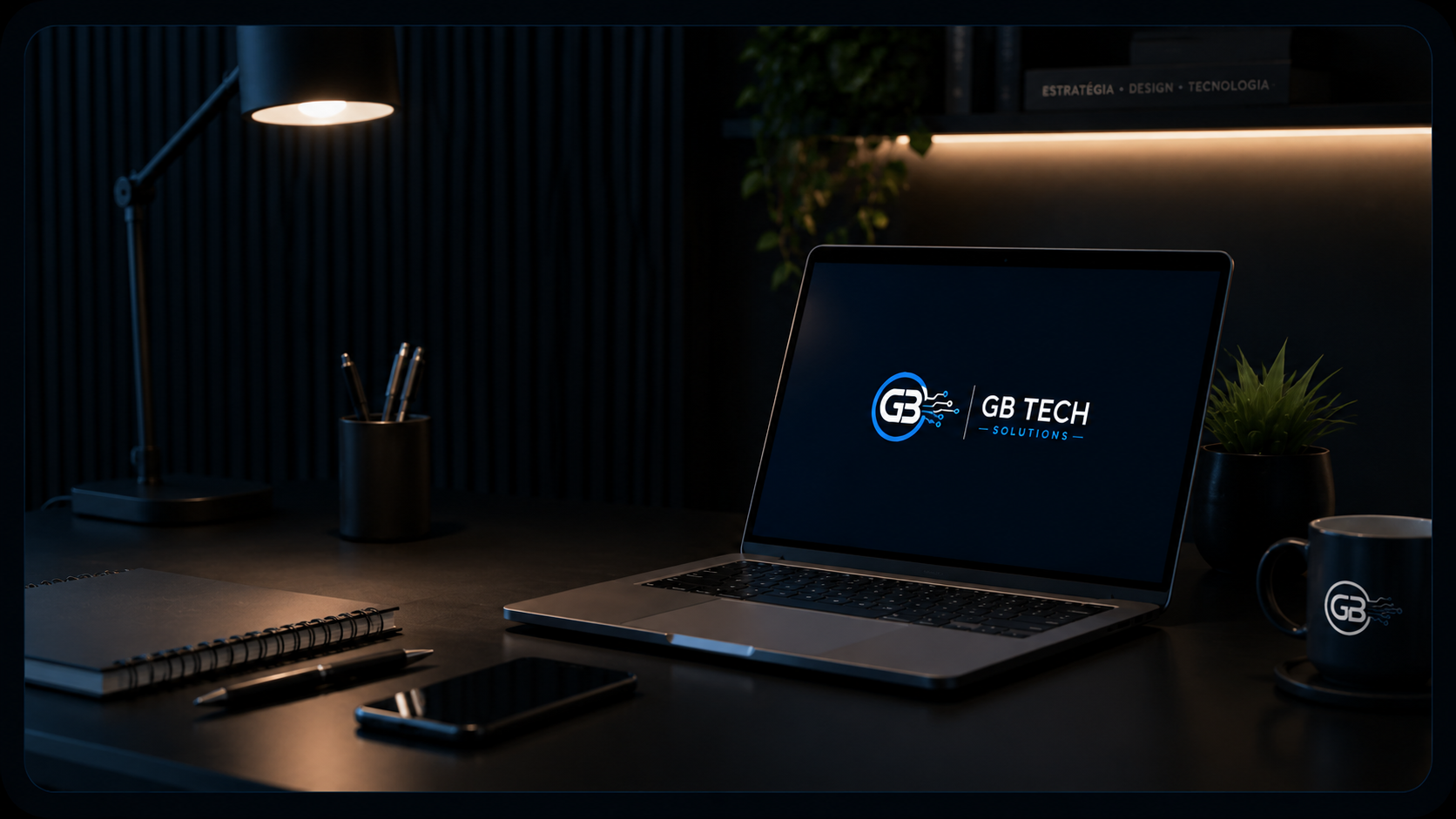 Cliente e consultor planejando um projeto digital premium
