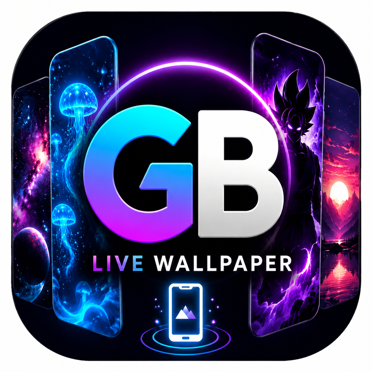 Ícone do app GB Live Wallpaper
